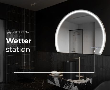 Unregelmäßige Spiegel angeschnitten mit LED W223 #8