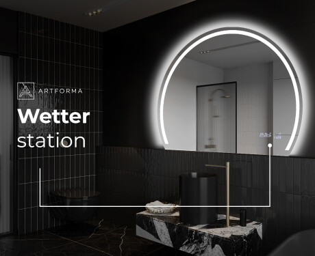 Unregelmäßige Spiegel angeschnitten mit LED W223 #7