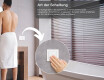 Runder Badspiegel mit LED Beleuchtung 60cm mit kaltem LED-Licht 7000K, warmem Licht 3000K oder neutralem Licht 4500K #4