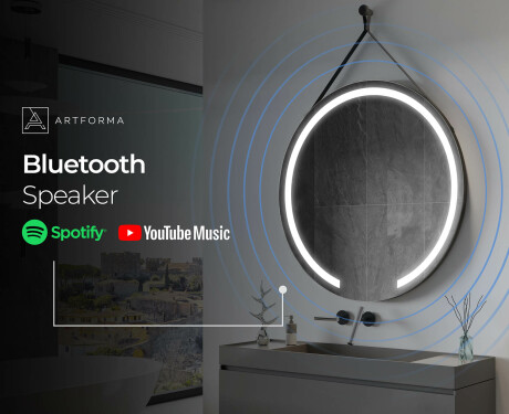 Spiegel rund zum Aufhängen mit Beleuchtung LED L96 #11