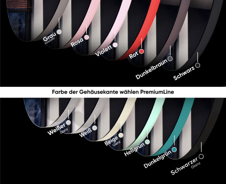 Spiegel rund zum Aufhängen mit Beleuchtung LED L118 #3