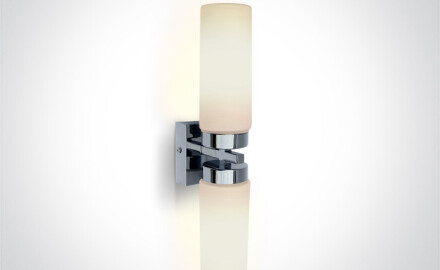 ANAVRA Wandleuchte 40 W, IP44, verchromt
