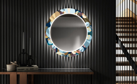 Runder dekorativer Spiegel mit LED-Beleuchtung für den Flur - Ball