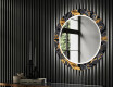 Runder dekorativer Spiegel mit LED-Beleuchtung für den Flur - Autumn Jungle #2