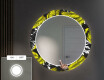 Runder dekorativer Spiegel mit LED-Beleuchtung für den Flur - Gold Jungle #4
