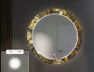 Runder dekorativer Spiegel mit LED-Beleuchtung für den Flur - Ancient Pattern #4