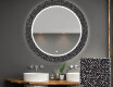 Runder dekorativer Spiegel mit LED-Beleuchtung für das Badezimmer - Dotts #1