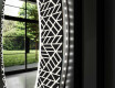 Runder dekorativer Spiegel mit LED-Beleuchtung für das Badezimmer - Triangless #11