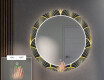 Runder dekorativer Spiegel mit LED-Beleuchtung für den Flur - Art Deco #5