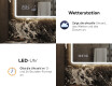 Abgerundeter Badspiegel mit LED Beleuchtung L146 #7
