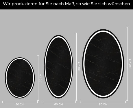 Vertikaler Badspiegel mit LED Beleuchtung L228 #4