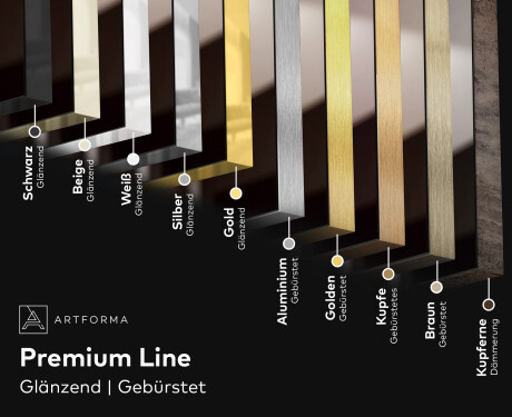 Großer Wandspiegel mit LED Beleuchtung L02 #5