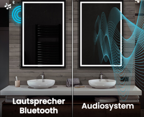 Großer Wandspiegel mit LED Beleuchtung L12 #7