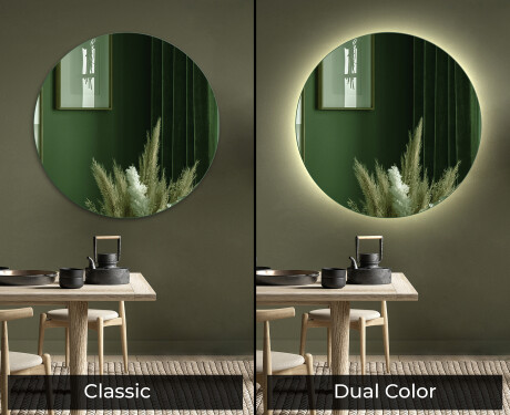 Runde dekorativer spiegel Flur modern L175 #9
