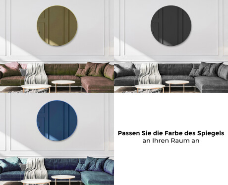 Runde dekorativer spiegel Flur modern L175 #10
