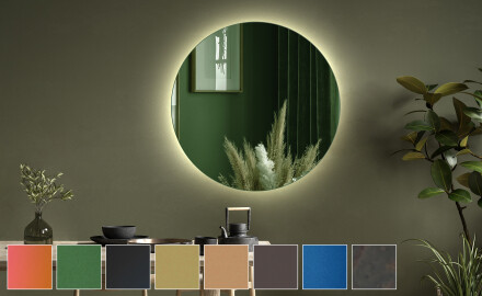 Runde dekorativer spiegel Flur modern L175