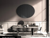 Oval dekorativer spiegel Flur modern L178 #5