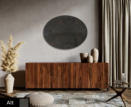 Oval dekorativer spiegel Flur modern L178 #6