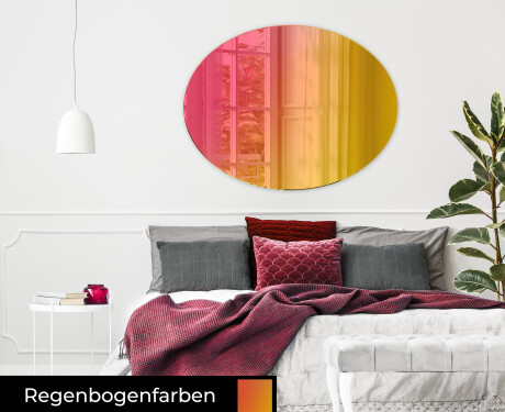 Oval dekorativer spiegel Flur modern L178 #7