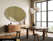 Oval dekorativer spiegel Flur modern L178 #8