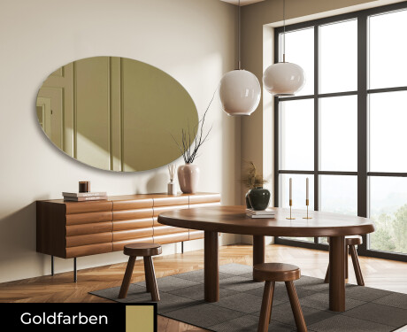 Oval dekorativer spiegel Flur modern L178 #8