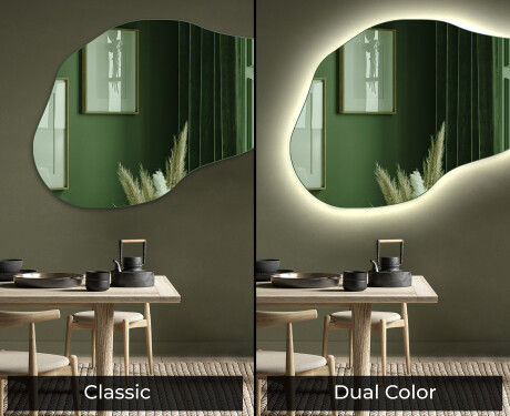 Unregelmäßige dekorativer spiegel Flur modern L180 #9