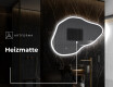 Unregelmäßiger Spiegel mit LED Beleuchtung P222 #8