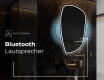 Unregelmäßiger asymmetrischer Spiegel mit LED Beleuchtung I223 #5