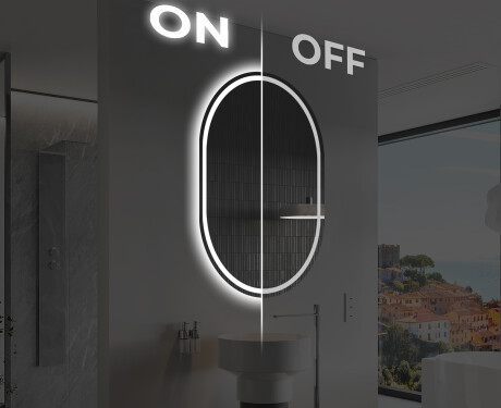 Vertikaler Badspiegel mit LED Beleuchtung L231 #3