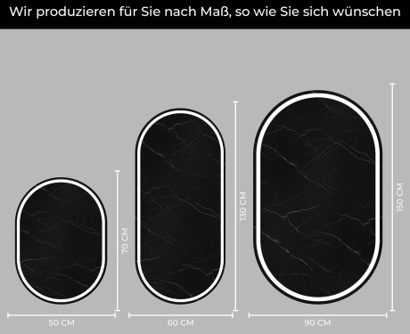 Vertikaler Badspiegel mit LED Beleuchtung L231 #4