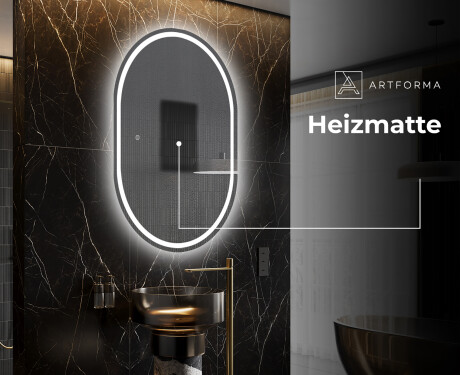 Vertikaler Badspiegel mit LED Beleuchtung L231 #8