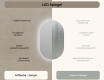 Badspiegel mit LED Beleuchtung 50x80cm mit kaltem LED-Licht 7000K, warmem Licht 3000K oder neutralem Licht 4500K #6