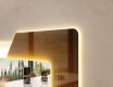 Großer Spiegel mit LED-Beleuchtung - Retro #2