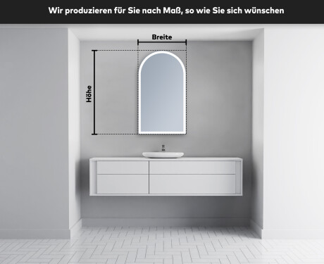 Wandspiegel Beleuchtet unregelmäßige Form Y222 #5