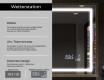 Spiegel mit Rahmen und LED Industrial Beleuchtung FrameLine L15 #8