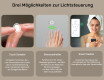 Smarter Rechteckiger LED-Badezimmerspiegel mit iPad Displine L02 Apple Rahmen #5