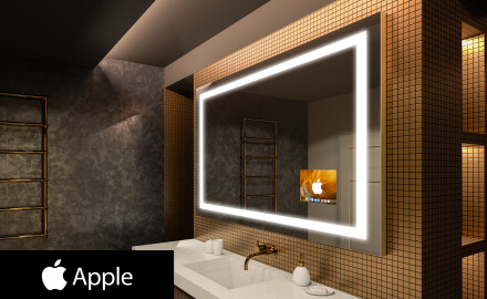 Smart Spiegel LED Badspiegel L15 Apple