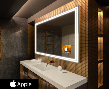 Smart Spiegel LED Badspiegel L57 Apple