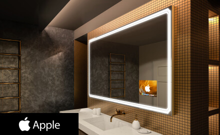 Smart Spiegel LED Badspiegel L136 Apple