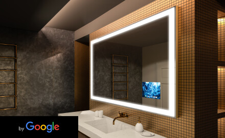 Badezimmerspiegel Smart Google mit Licht LED L01