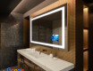 Smart Google Rechteckig Badspiegel mit LED Beleuchtung L15 #1