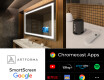 Smart Google Rechteckig Badspiegel mit LED Beleuchtung L15 #4