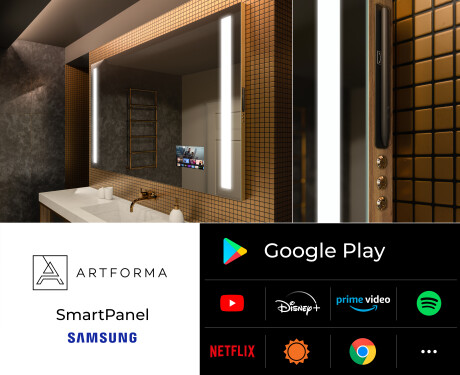 Smart Spiegel LED Badspiegel L02 Samsung #2