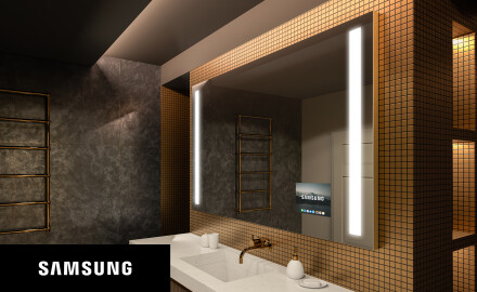 Smart Samsung Rechteckig Badspiegel Mit LED Beleuchtung L01