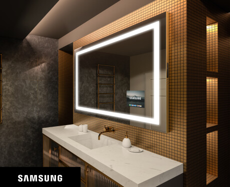 Smart Spiegel LED Badspiegel L15 Samsung