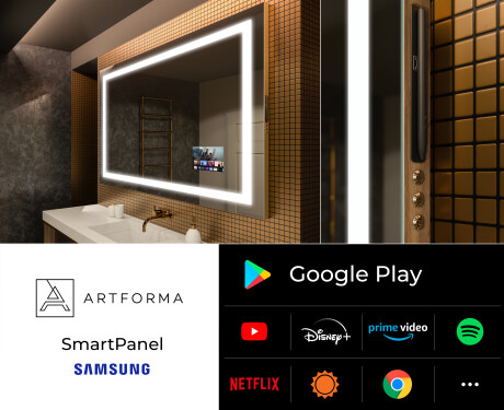 Smart Spiegel LED Badspiegel L15 Samsung #2