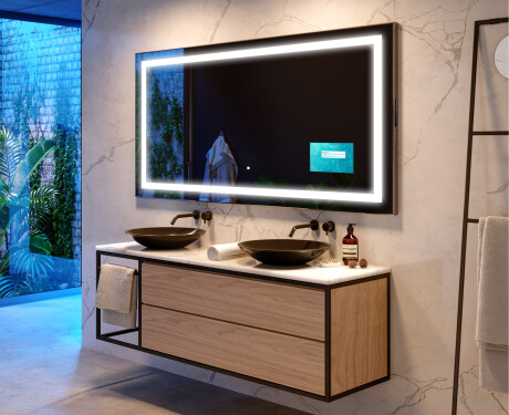 Smart Spiegel LED Badspiegel L15 Samsung #6