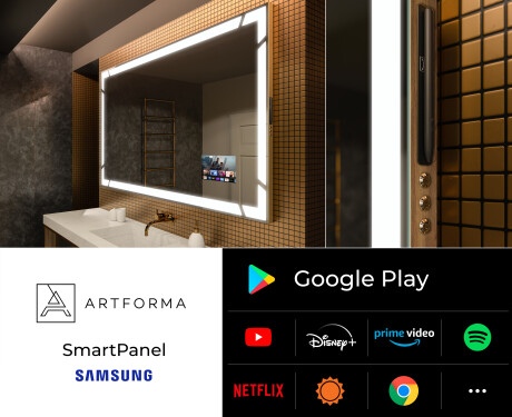 Smart Spiegel LED Badspiegel L126 Samsung #2