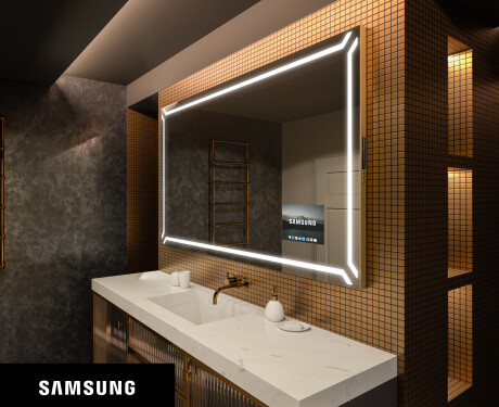 Smart Spiegel LED Badspiegel L129 Samsung #1