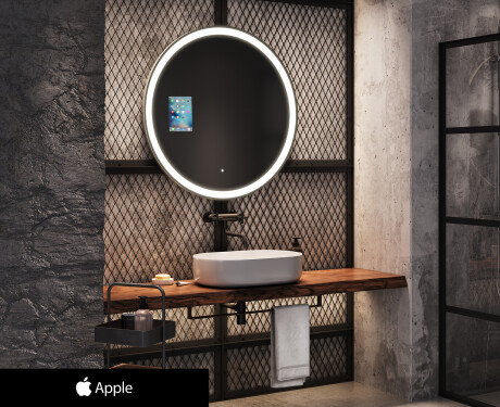 Runde Spiegel mit LED SMART L76 Apple #1